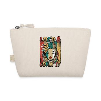 Locd And Lovin It Dreadlocks Melanin Black Queen - Bio-Täschchen - Natur - Vorne