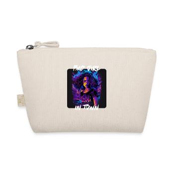 Bad Girl in Town 13 - Organic Pouch - nature - Front