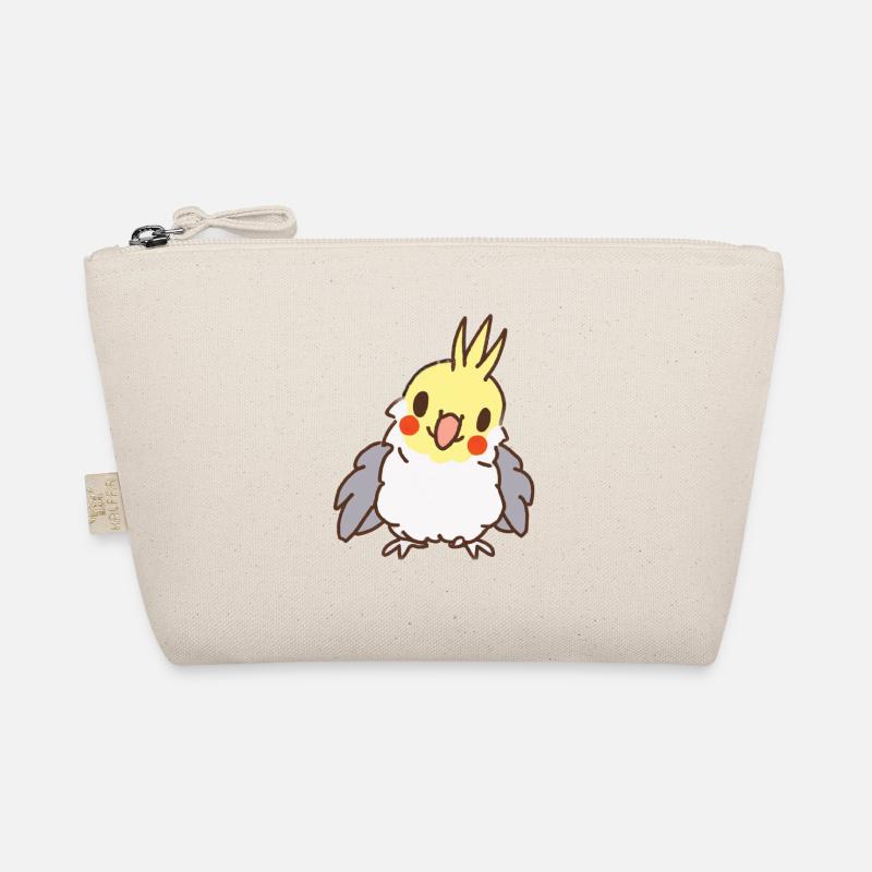 Kawaii Nymphensittich - Bio-Täschchen - Natur