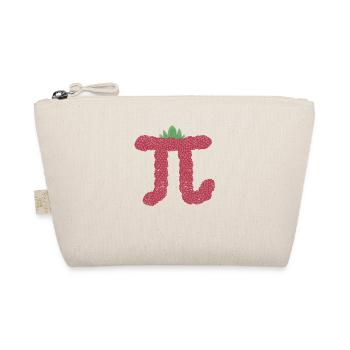 Funny Raspberry Cake Pi Day Math Teacher Student - Organic Pouch - nature - Front