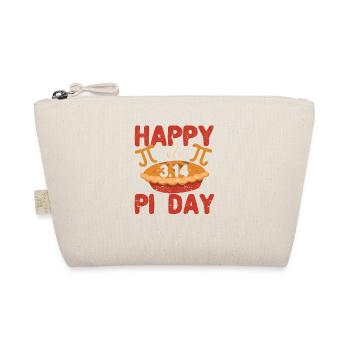 Happy Pi Day Pie 3.14 Math Lover Nerd Geek Teacher - Organic Pouch - nature - Front