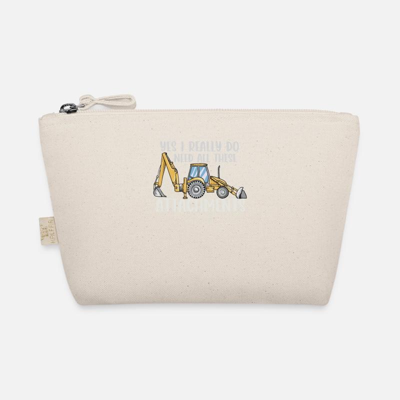 Construction machine machine operator Construction site excavator Organic Pouch