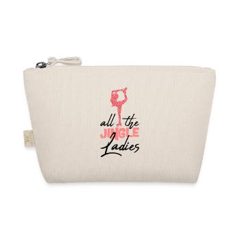 Ice skating Word game Figure skating - Organic Pouch - nature - Front