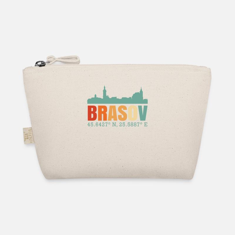 Brasov Rumänien Skyline Bio-Täschchen