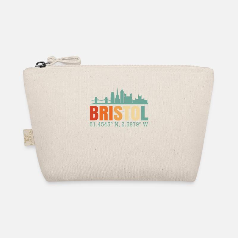 Bristol England Great Britain Skyline Organic Pouch