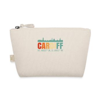 Cardiff England Großbritannien Skyline - Bio-Täschchen - Natur - Vorne