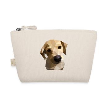 Low Poly Labrador Dog - Organic Pouch - nature - Front