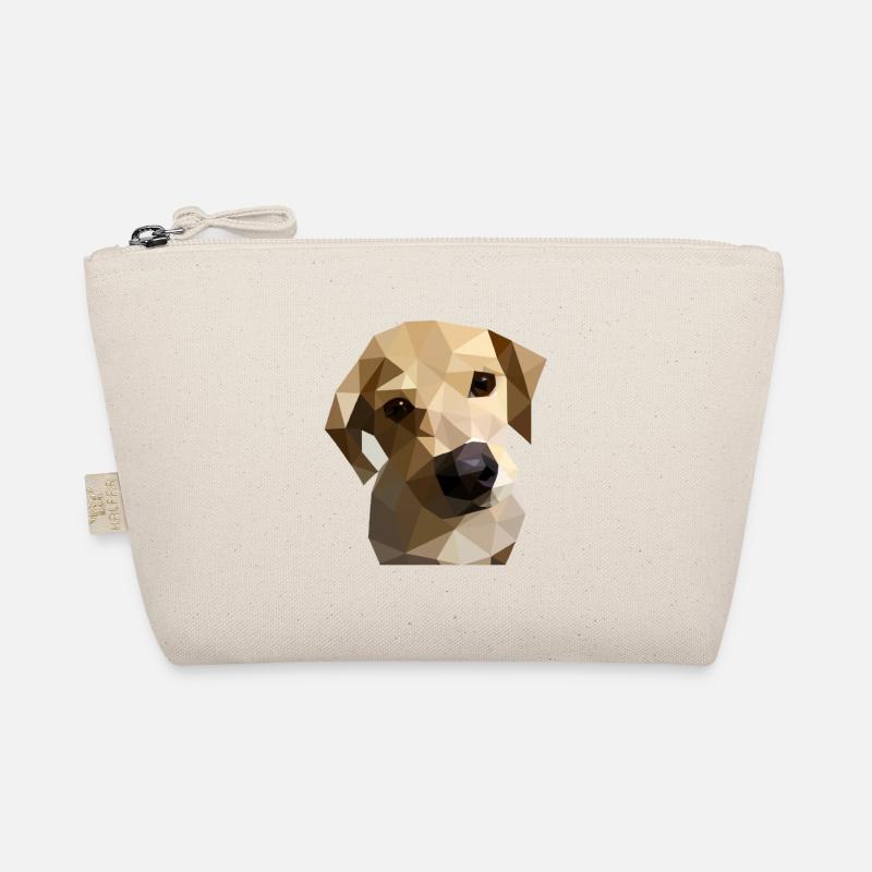 Low Poly Labrador Chien Trousse biologique