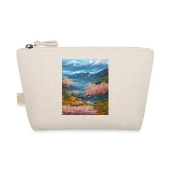 Haruno Japanese Cherry Blossom Illustration Japon - Trousse biologique - nature - Devant