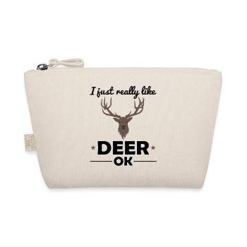 cerf animaux des bois amoureux des animaux dire cadeau - Trousse biologique - nature - Devant