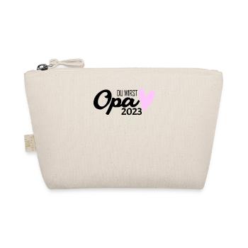 Opa 2023 - Opa werden - Bald Opa - Bio-Täschchen - Natur - Vorne
