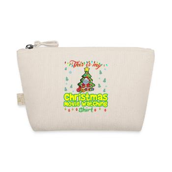 This Is My Christmas Movie Watching Shirt - Bio-Täschchen - Natur - Vorne