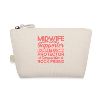Sage-femme LD Travail Obstétricien Cadeau - Trousse biologique - nature - Devant