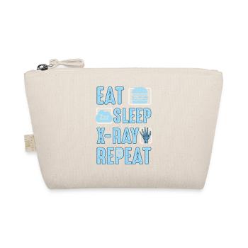 Eat Sleep X-Ray Repeat Rad Tech Radiology - Bio-Täschchen - Natur - Vorne