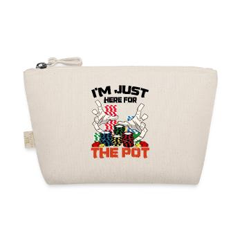 Casino Gambling Slot Machine Card Game - Organic Pouch - nature - Front
