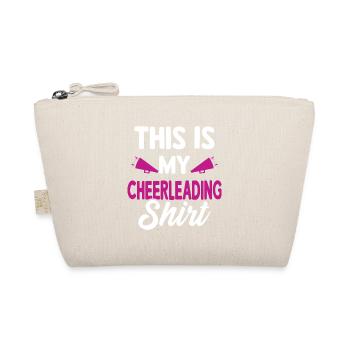 Das ist mein Cheerleading -Shirt - Bio-Täschchen - Natur - Vorne