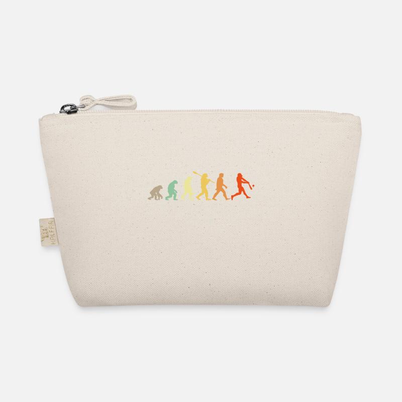 Baseball Evolution Baseball Player Gift Organic Pouch