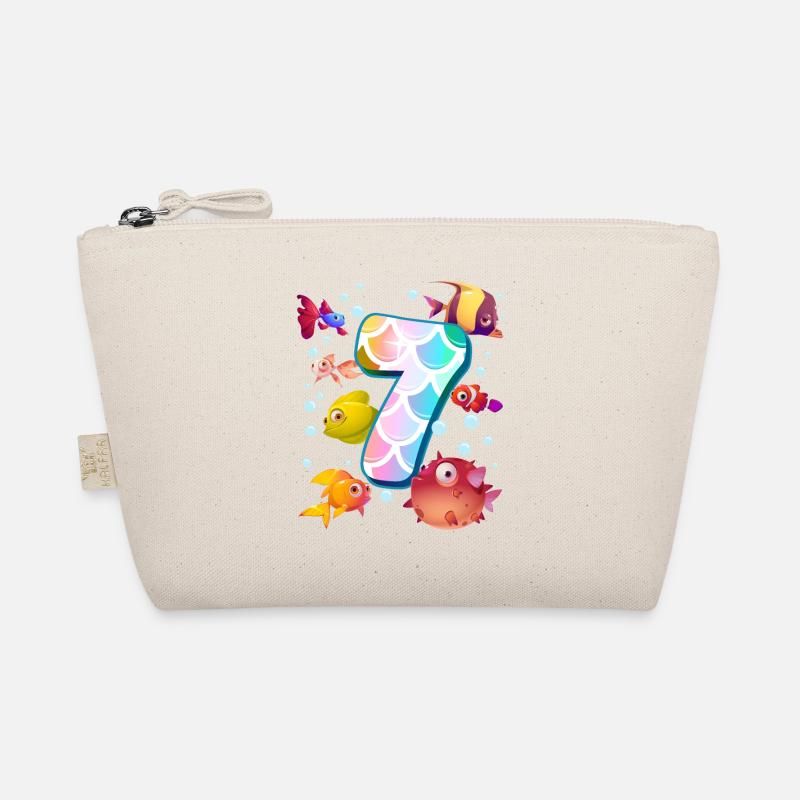 7. Geburtstag | Regenbogenfisch Geburtstag | Bio-Täschchen