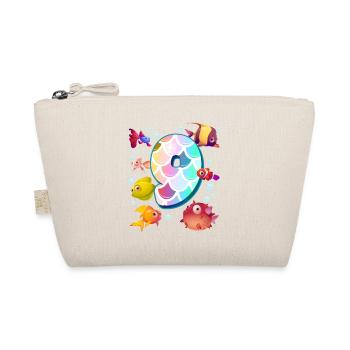 9e anniversaire | Rainbow Fish Anniversaire | - Trousse biologique - nature - Devant