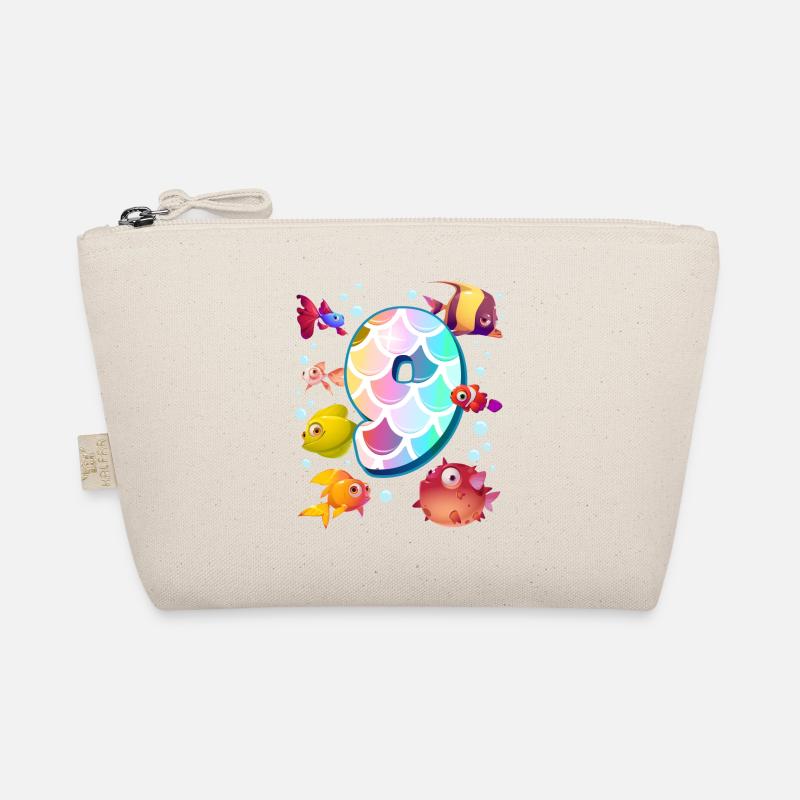 9. Geburtstag | Regenbogenfisch Geburtstag | Bio-Täschchen