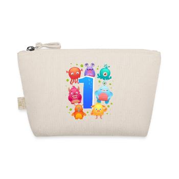 1st birthday | Monster Birthday | Monster - Organic Pouch - nature - Front