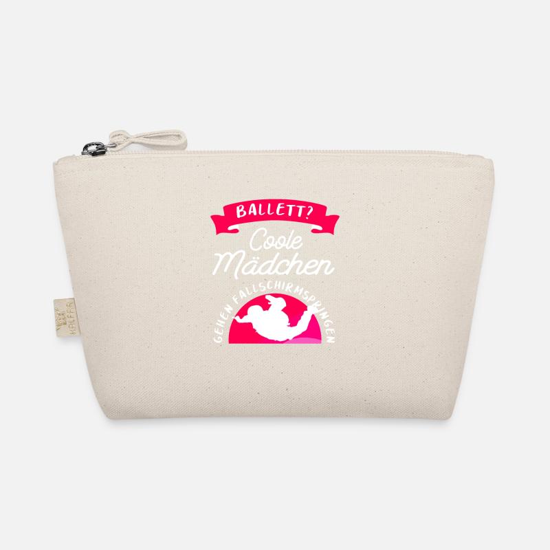 Ballet Coole Mädchen Springen Fallschirmspringerin Bio-Täschchen