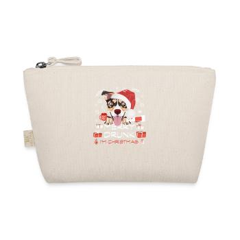 Jack Russell Terrier Christmas Market - Organic Pouch - nature - Front
