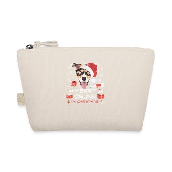 Jack Russell Terrier Christmas Market - Organic Pouch - nature - Front
