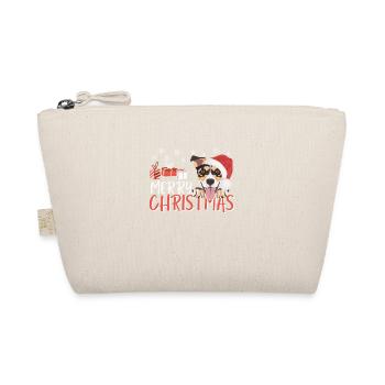 Jack Russell Terrier Joyeux Noël - Trousse biologique - nature - Devant