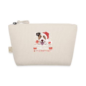Jack Russell Terrier Christmas Market - Organic Pouch - nature - Front