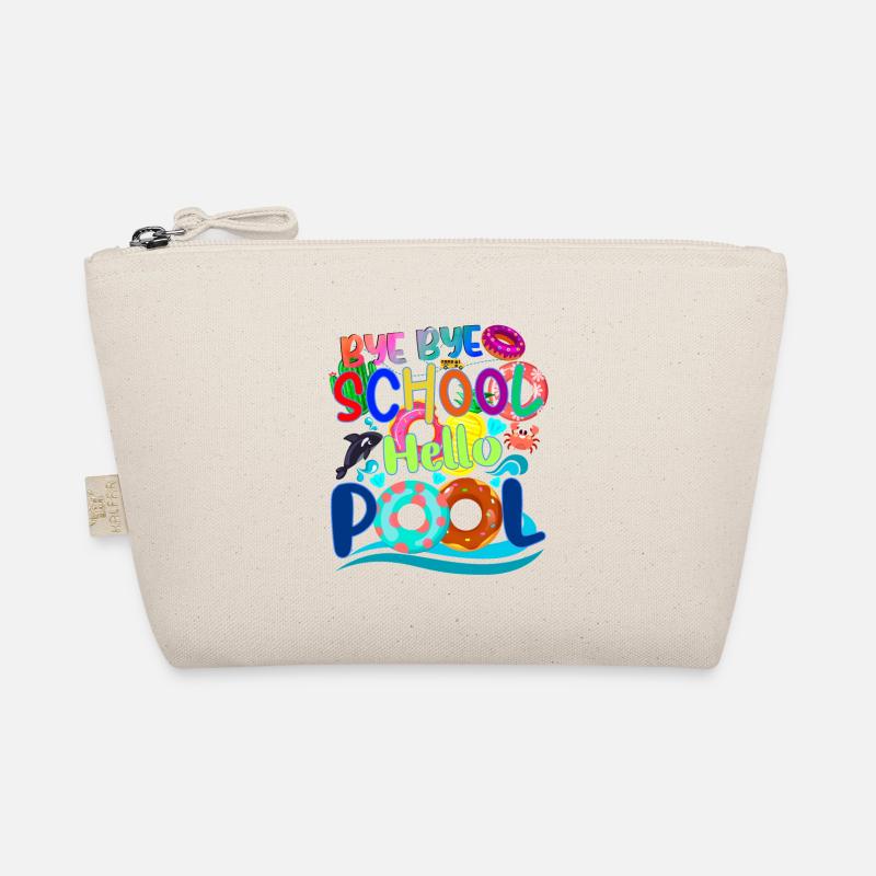 Letzter Schultag Byebye Schule Hallo Pool Sommer Bio-Täschchen