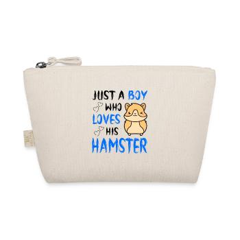 Just A Boy Who Loves Hamsters Hamster Owner Pet Lo - Bio-Täschchen - Natur - Vorne