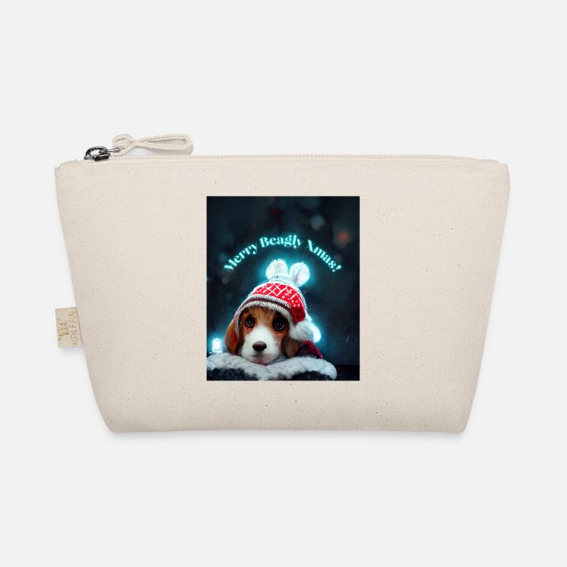 Mignon Beagle de Noël à Noël Trousse biologique