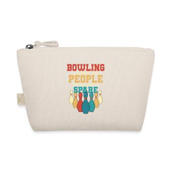Bowling Is A Sport For People With Talent To Spare - Bio-Täschchen - Natur - Vorne