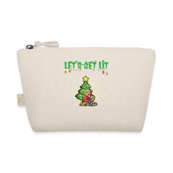 Let’s Get Lit Fête de Noël de la saison de l’Avent X-Mas - Trousse biologique - nature - Devant