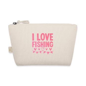 I love fishing - Organic Pouch - nature - Front