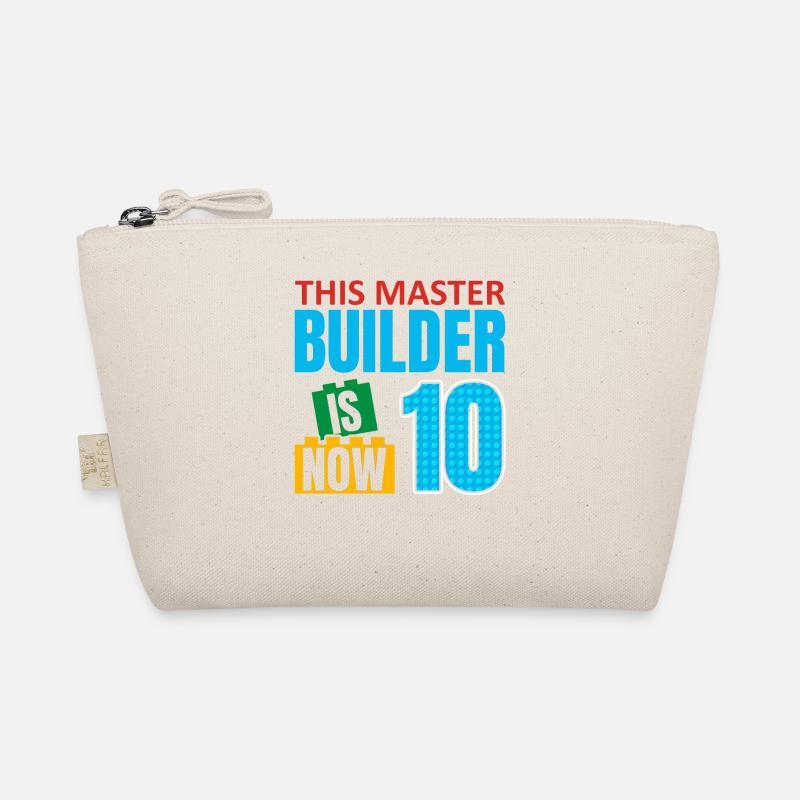 This builder is now 10, Toy Blocks 10. Organic Pouch