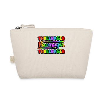 Threenager Kid 3ème anniversaire Spectre arc-en-ciel - Trousse biologique - nature - Devant