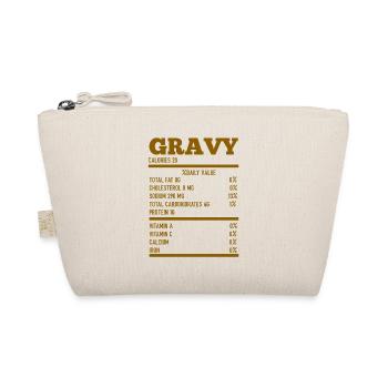 Thanksgiving Nutrition Gravy Funny Food Facts - Bio-Täschchen - Natur - Vorne