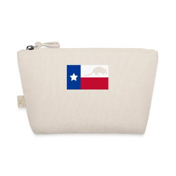 Gürteltier Geschenk Texas - Bio-Täschchen - Natur - Vorne