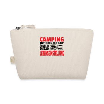 Camper Geschenkidee Camping - Bio-Täschchen - Natur - Vorne