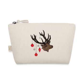 Cerf de Noël - Trousse biologique - nature - Devant