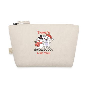 Ours polaire Il y a un copain de neige comme un jeu de mots de bonhomme de neige - Trousse biologique - nature - Devant