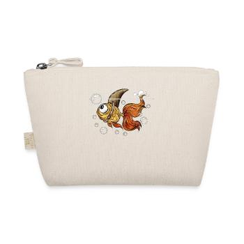 Angler fish plays with air bubbles dorsal fin - Organic Pouch - nature - Front