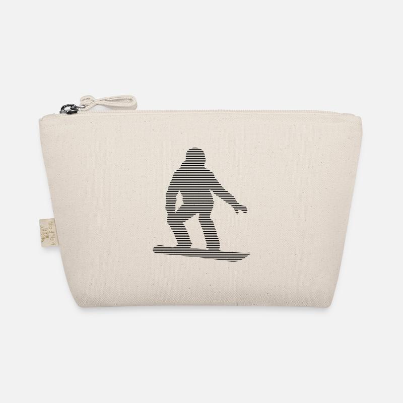 Snowboarden Bio-Täschchen
