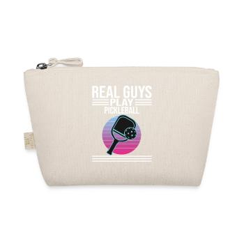 Real Guys Play Pickleball - Organic Pouch - nature - Front