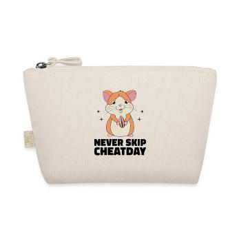 Never Skip Cheatday Hamster Pet Owner Animal Lover - Bio-Täschchen - Natur - Vorne