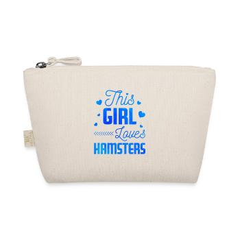 This Girls loves Hamsters Animal Owner Pets Lover - Bio-Täschchen - Natur - Vorne