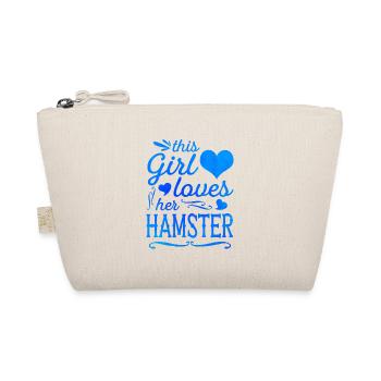 This Girls loves Hamsters Animal Owner Pets Lover - Bio-Täschchen - Natur - Vorne