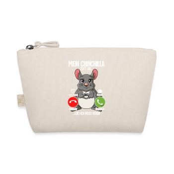 Mein Chinchilla Ruft An - Bio-Täschchen - Natur - Vorne